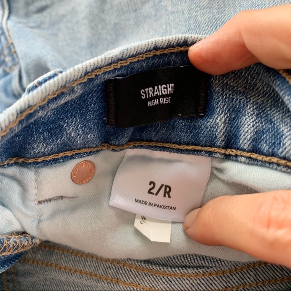 Express Straight High Rise Jeans - Picture 10 of 11